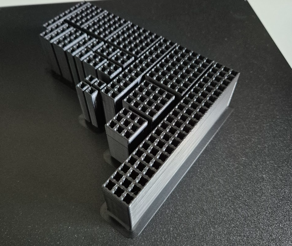 Pixel print tooling for a customer